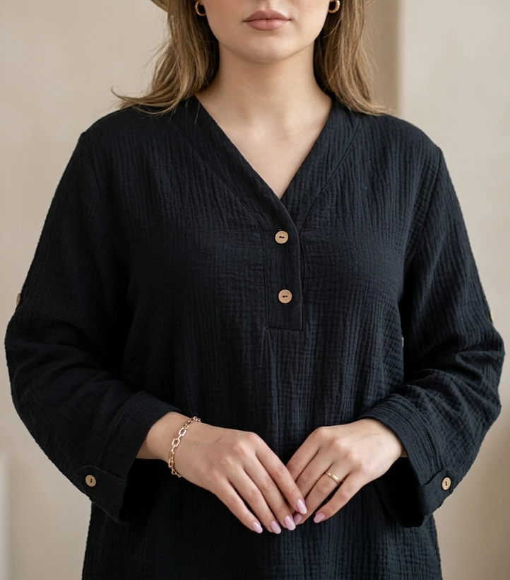 ست شومیز شلوار زنانه موسلین خنک و راحت
