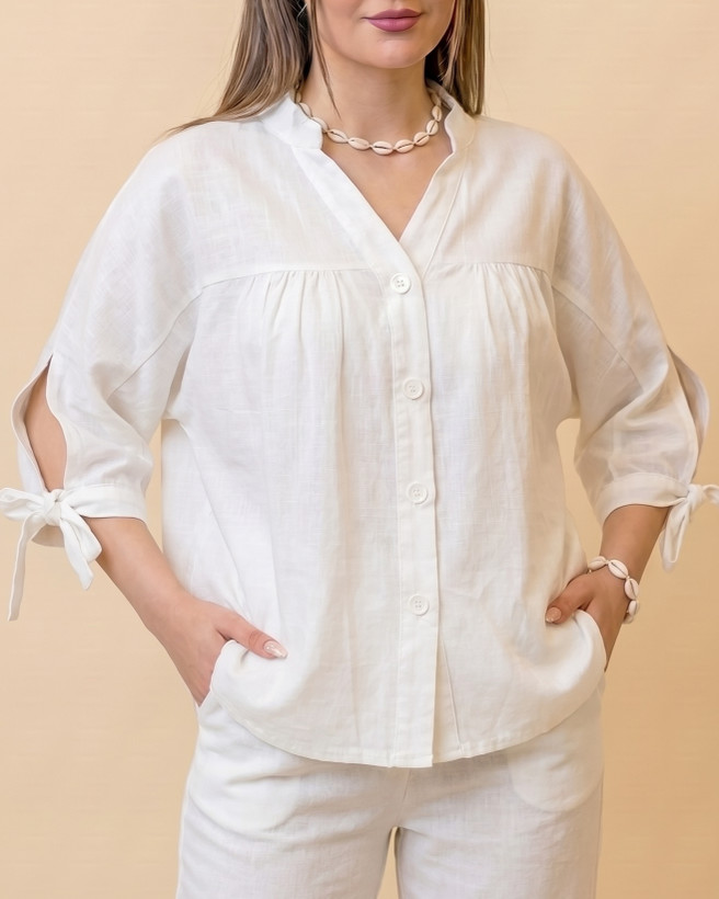 شومیز عروسکی آستین گرهی
