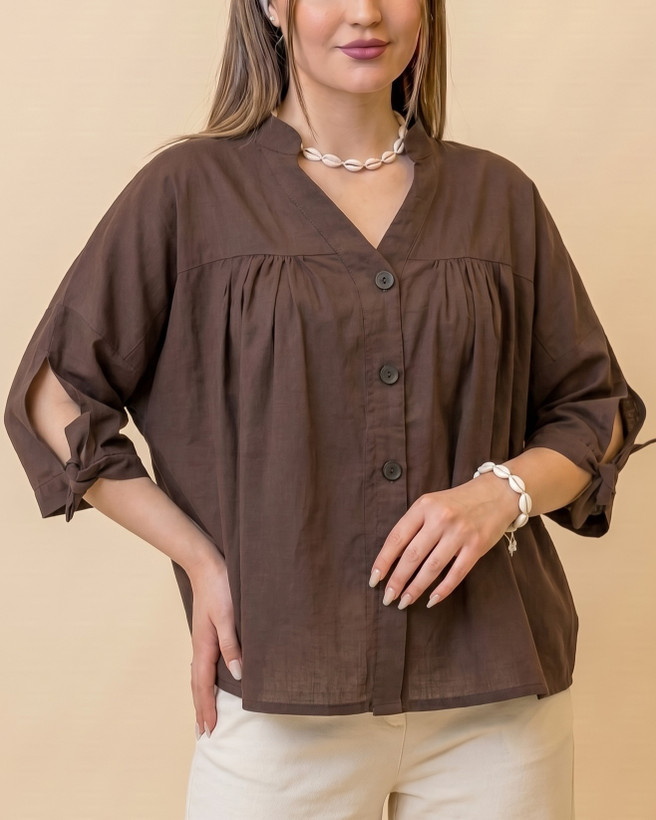 شومیز عروسکی آستین گرهی