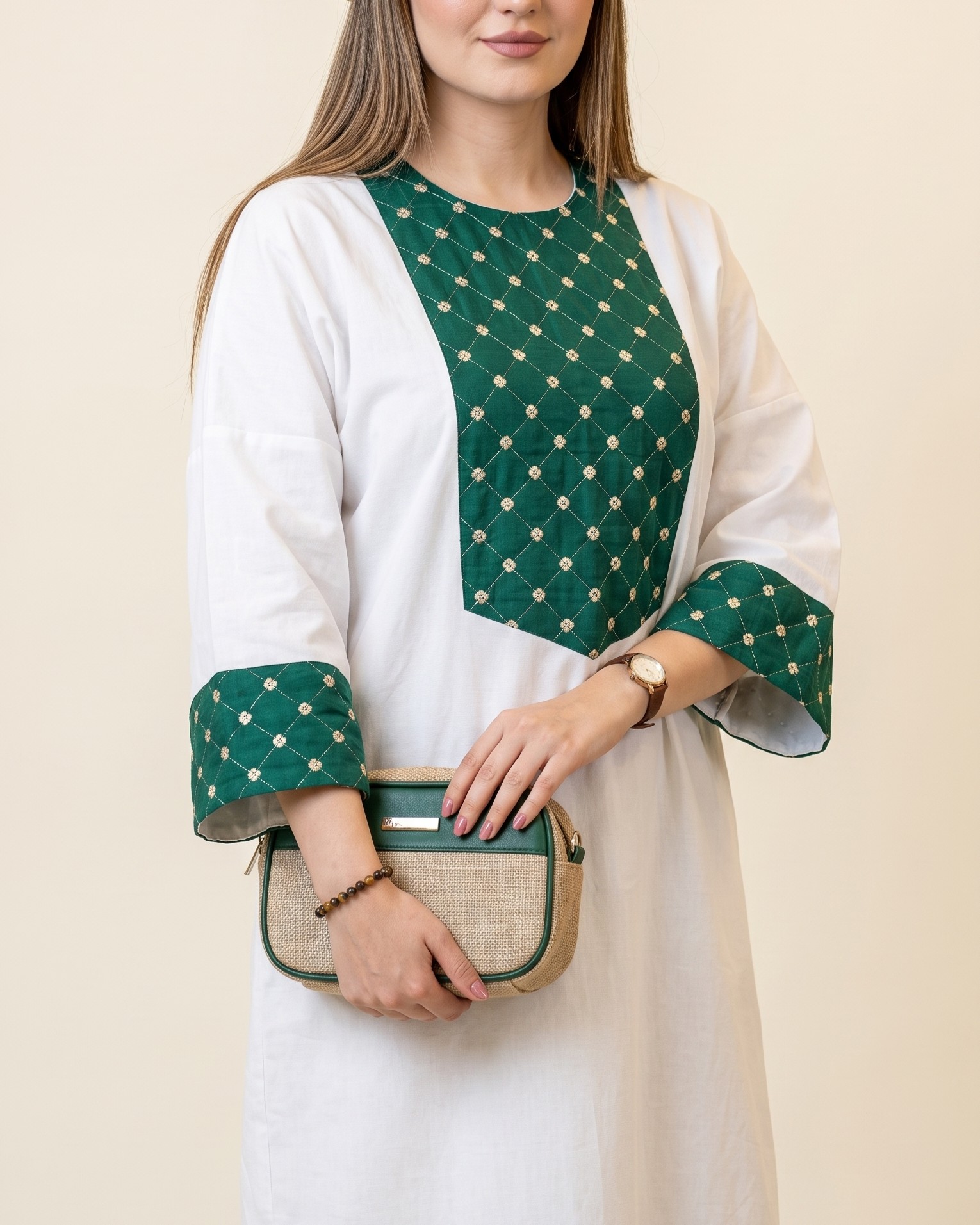 کفتان لینن خرج کار هندی
